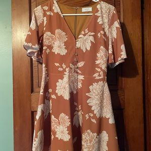 Cutest floral swing dress